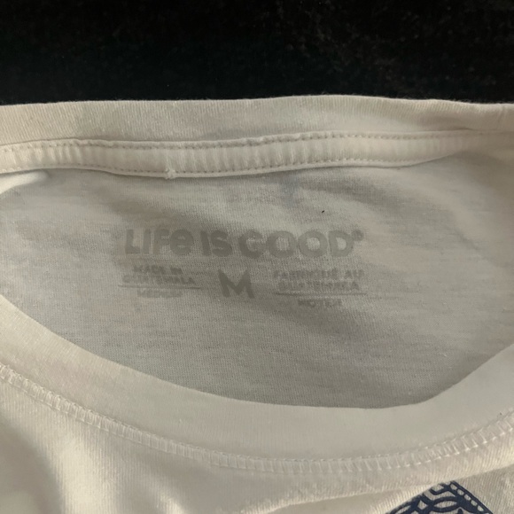 Life Is Good White Yin & Yang Tee - Picture 3 of 4